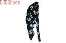 Load image into Gallery viewer, Black Skull and Crossbones Zandana