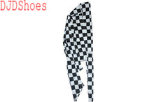 Load image into Gallery viewer, Black and White Checked Zandana