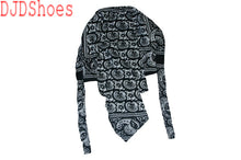 Load image into Gallery viewer, Black Patterned Zandana