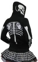 Load image into Gallery viewer, Skeleton Black Hoody
